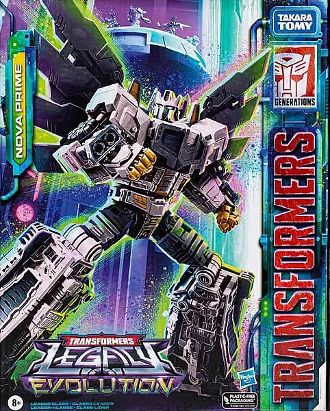 TRANSFORMERS GENERATIONS LEGACY EVOLUTION LEADER CLASS ACTION FIGURE NOVA PRIME 18 CM